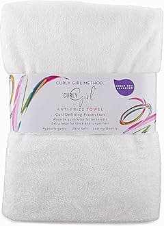 - Curly Girl Towel for Women with Curls, Anti-Frizz, Absorbent, Fast Drying, Curly Hair, Microfiber Hair Drying Towel for Curls