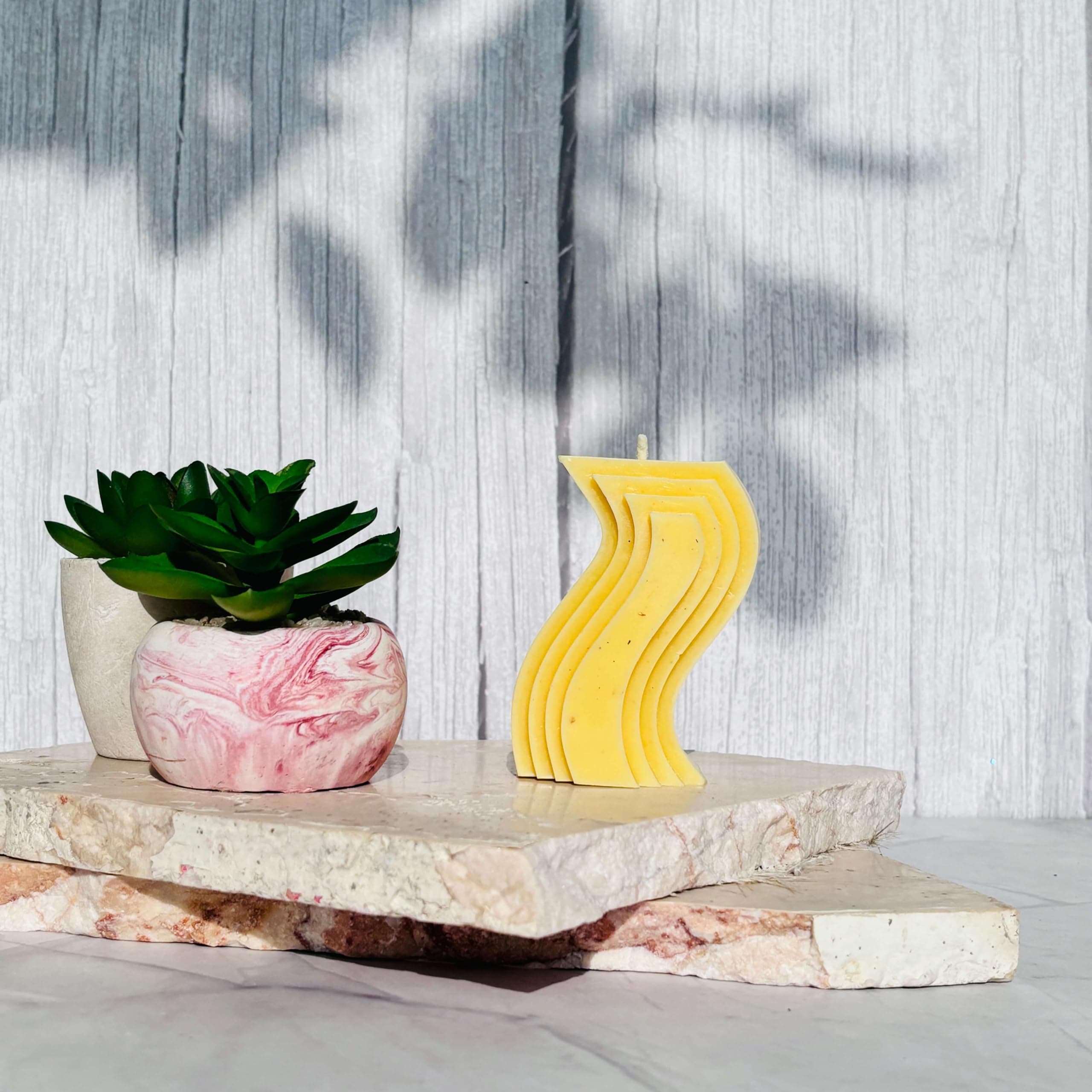 Artsy Candle Elevate Your Decor with This Artistic Single Candle, Sure to Spark Conversation and Admiration.