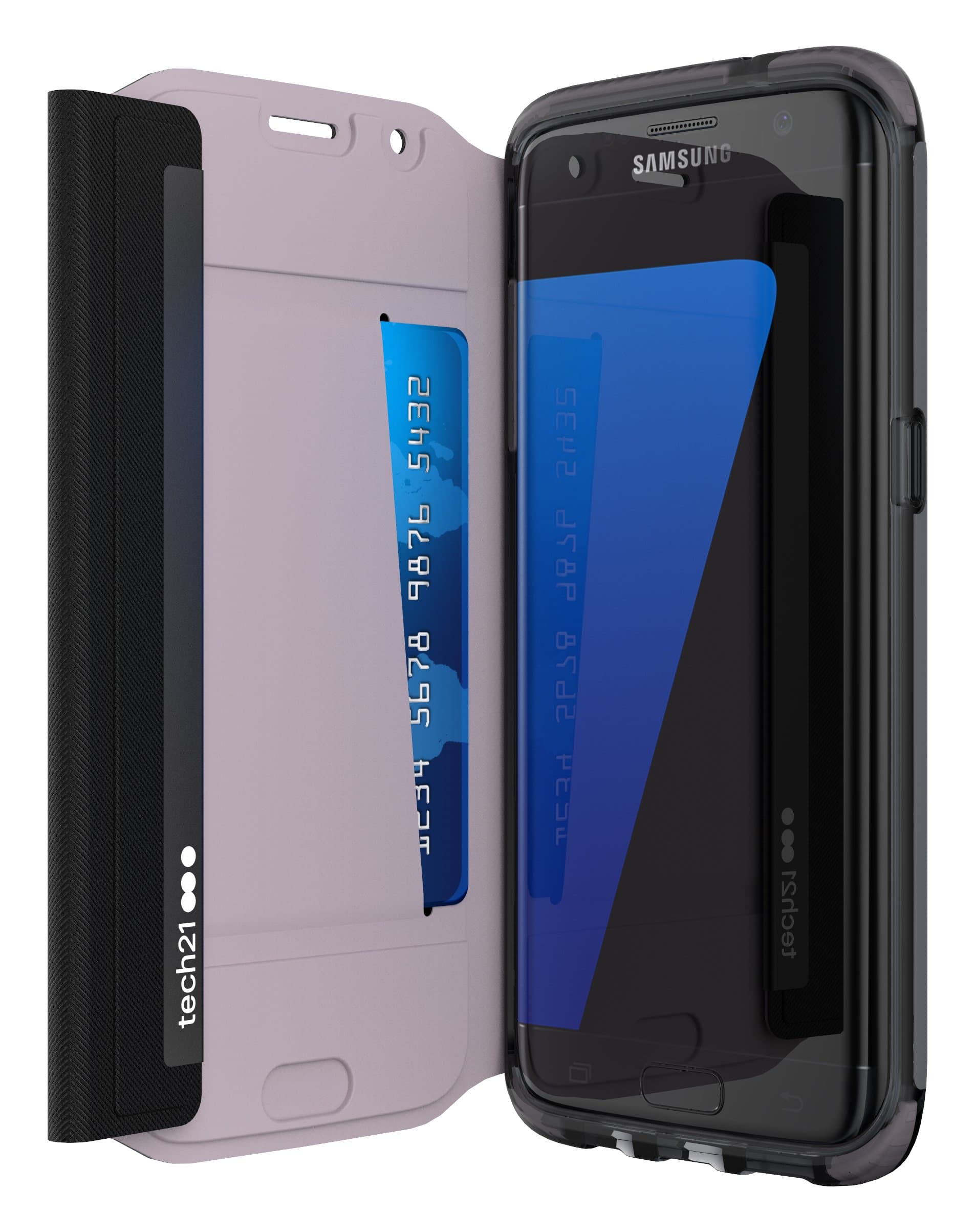 Tech21 Evo Wallet for Samsung Galaxy S7 Edge - Black