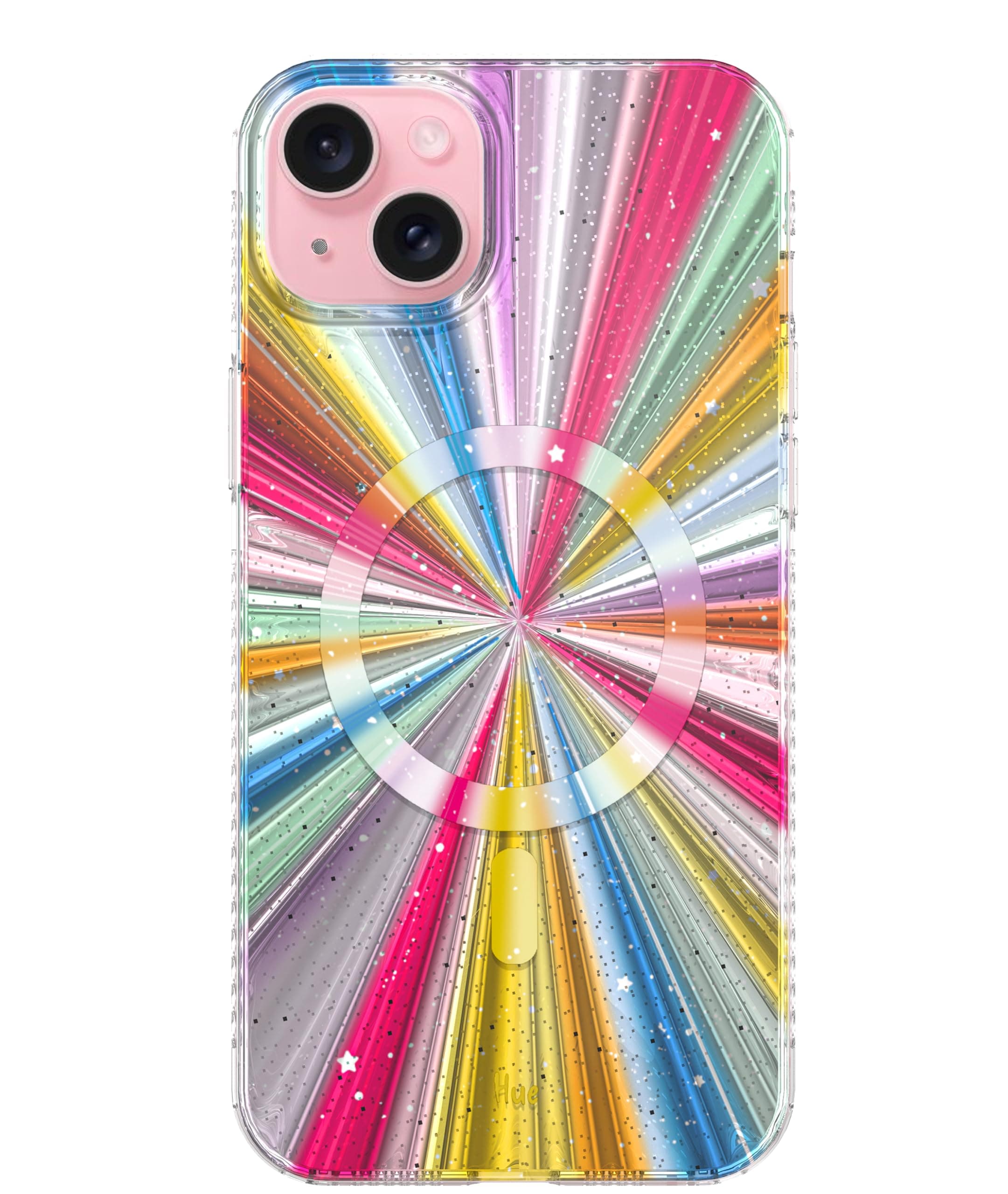 LONLI Hue - for iPhone 15 Case [Compatible with Magsafe] - Cosmic Portal Phone Case - [360° Shock-Absorbent Bumper] - Cute, Unique and Aesthetic Phone Cover for Girls and Women
