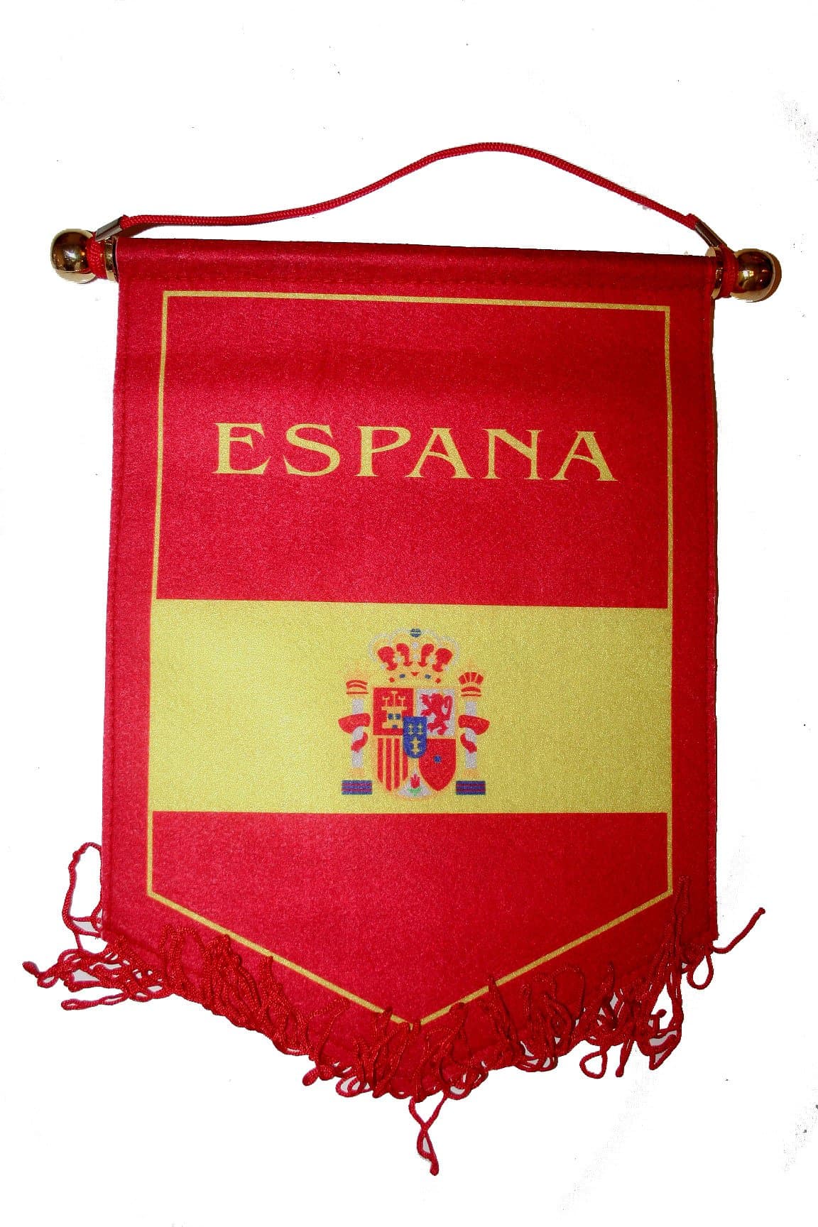Spain Espana Yellow Medium Size World Cup Flag Mini Banner ...Double Sided ...New