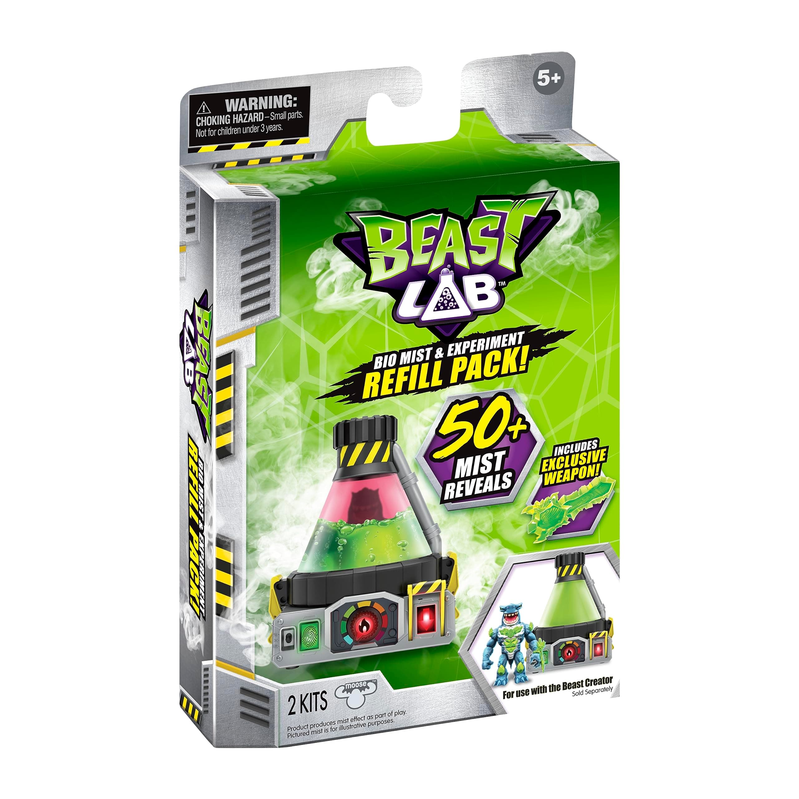Beast lab Bio Mist and Experiment Refill Pack. Includes 2 Experiments, an Exclusive Weapon and 50+ Bio Mist Reveals to Repeat The Experience Again and Again