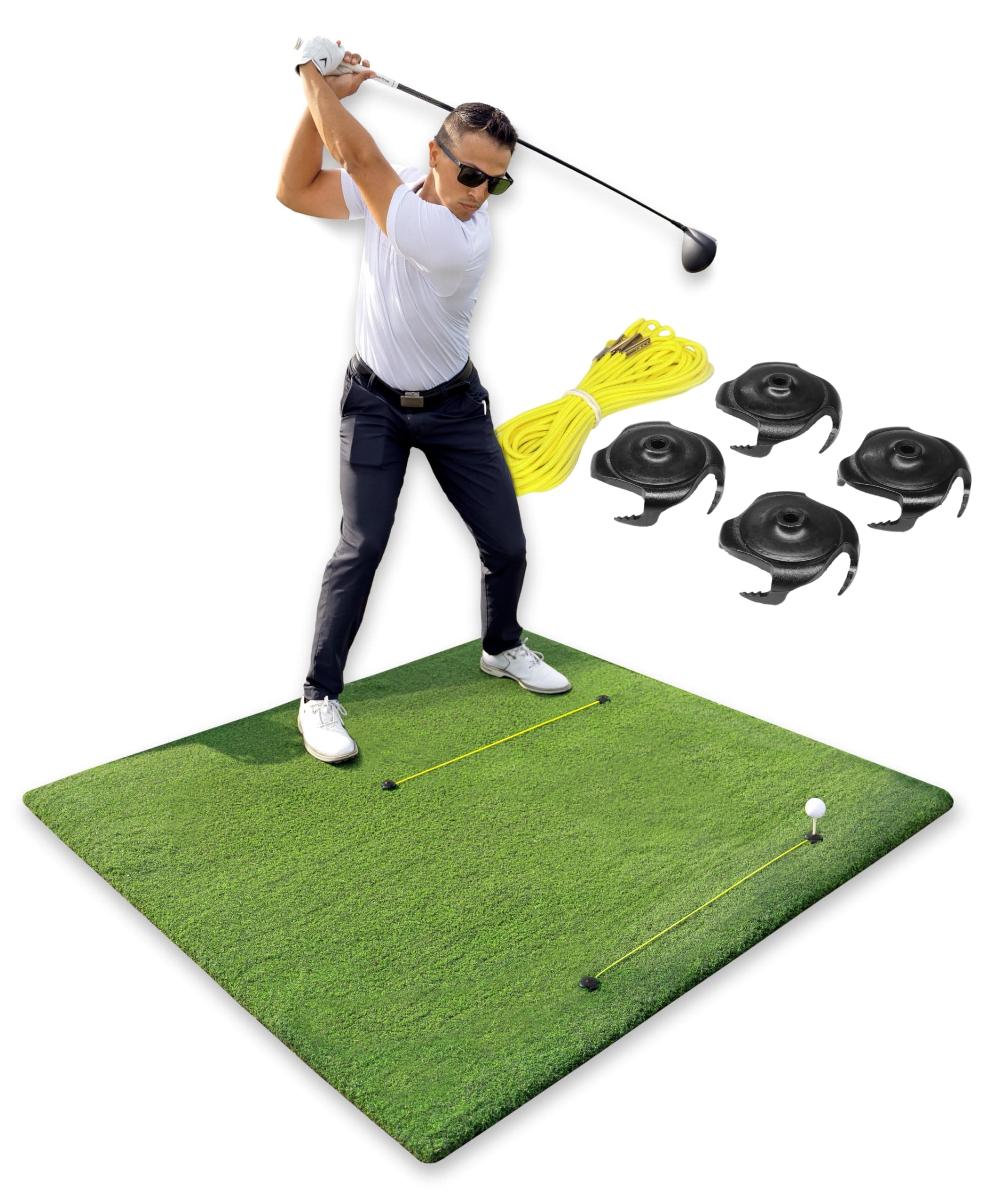 Tee Claw Training Aid for Golf, Baseball, Softball - Universal Fit Golf Tee Holder, Versatile Multisports Training Equipment, Multifunctional Kit for Practicing Skills, Fit for All Baseball Positions