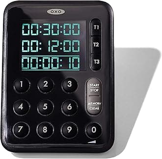 OXO Good Grips Digital Triple Kitchen Timer - Black