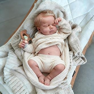 Reborn Silicone Baby Dolls Full Body Boy 20 Inch Lifelike Baby Doll Soft Silicone Real Life Size Babies Realistic Newborn Babies Reborn Toddler Dolls