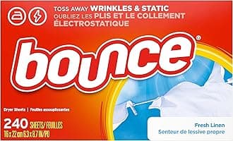 Bounce Fresh Linen Dryer Sheets 240 ct (Fresh Linen, 240 ct)