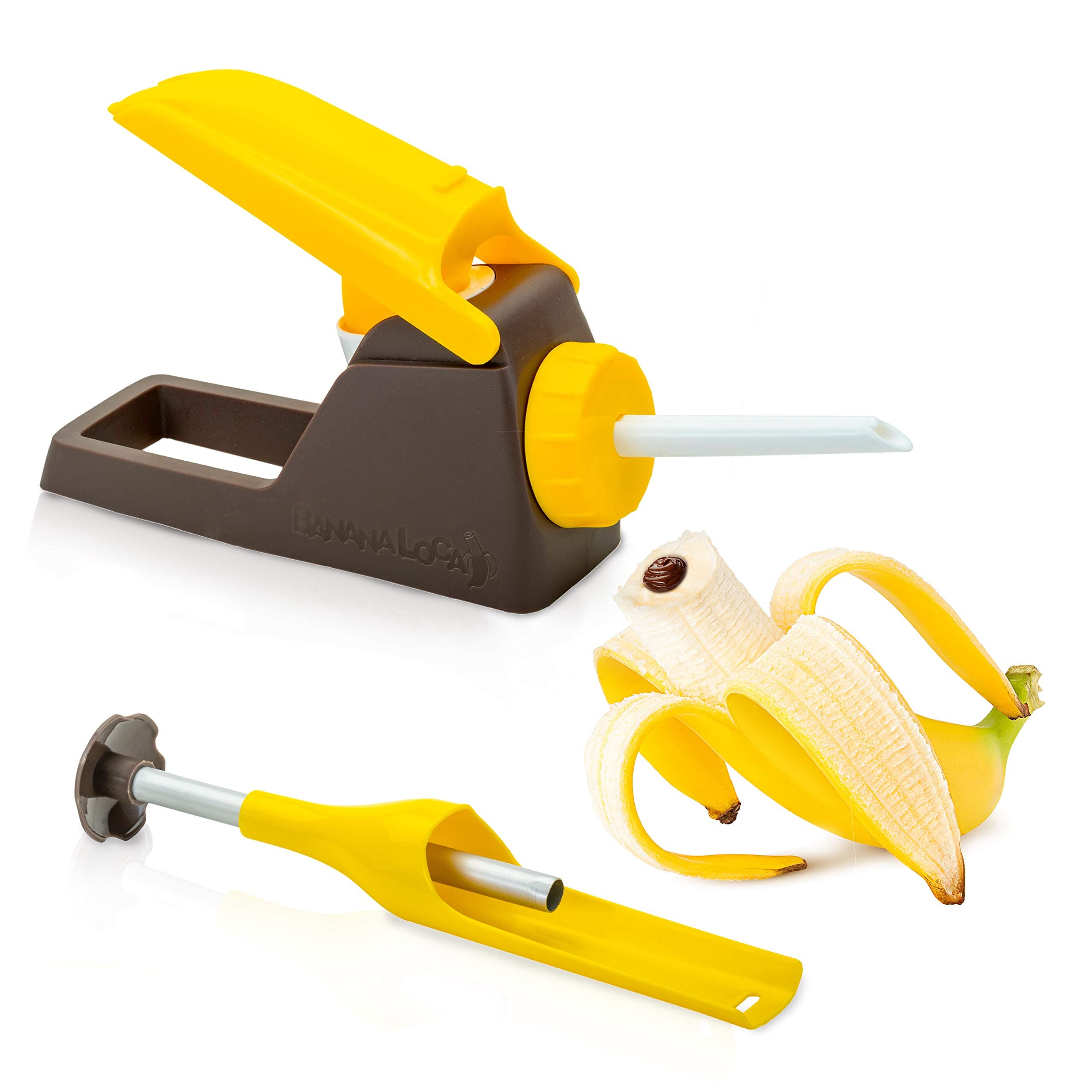 Banana Loca® Kitchen Gadget - Core & Fill A Banana While Still In Its Peel
