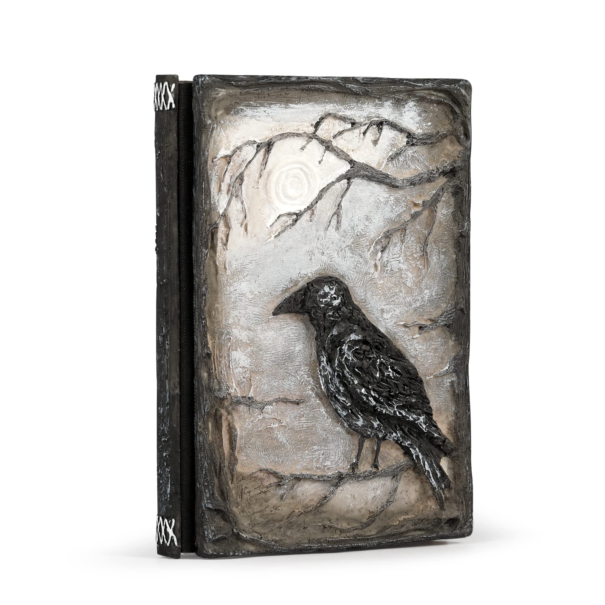 3D Resin Stereo Notebook Journal Writing Embossed Journal Handmade Embossed Vintage Notebook DND Notebook A5 (Bird)