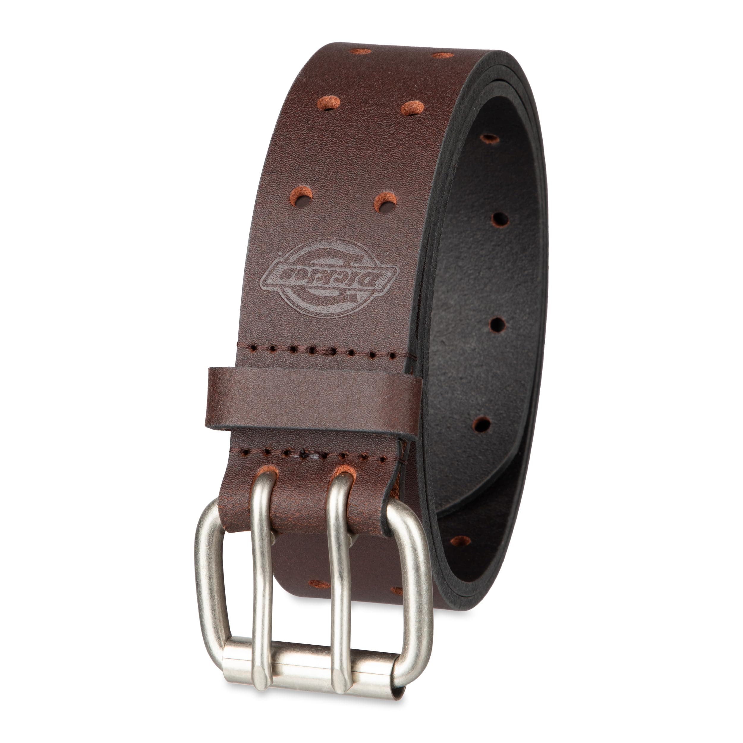 Dickies Men's Leather Double Prong Belt