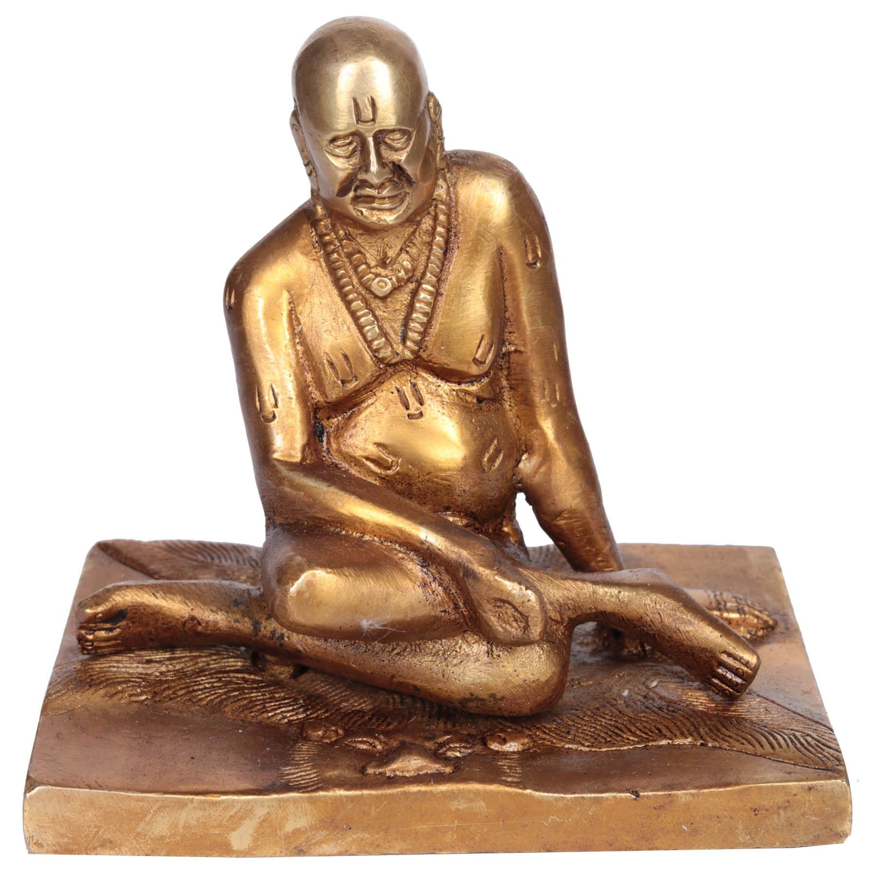 Exotic India Shri Swami Sivananda-Brass Home Décor Statue