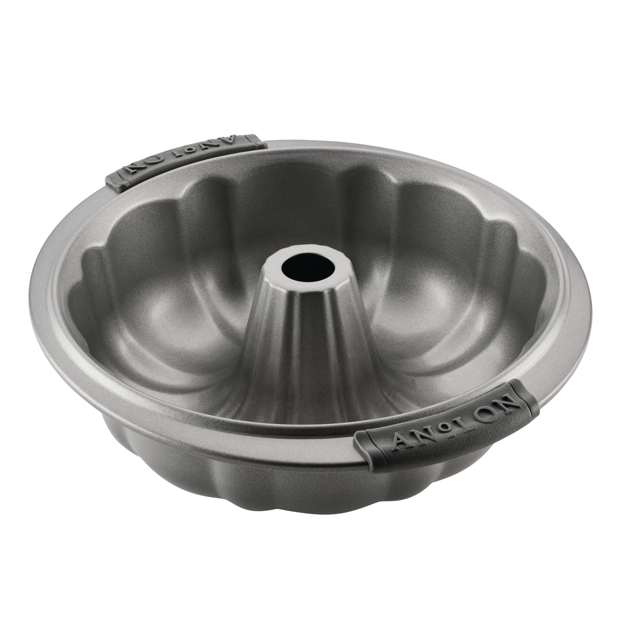Anolon Advanced Nonstick Fluted Mold Baking Pan, 9.5 Inch, Gray, Carbon Steel