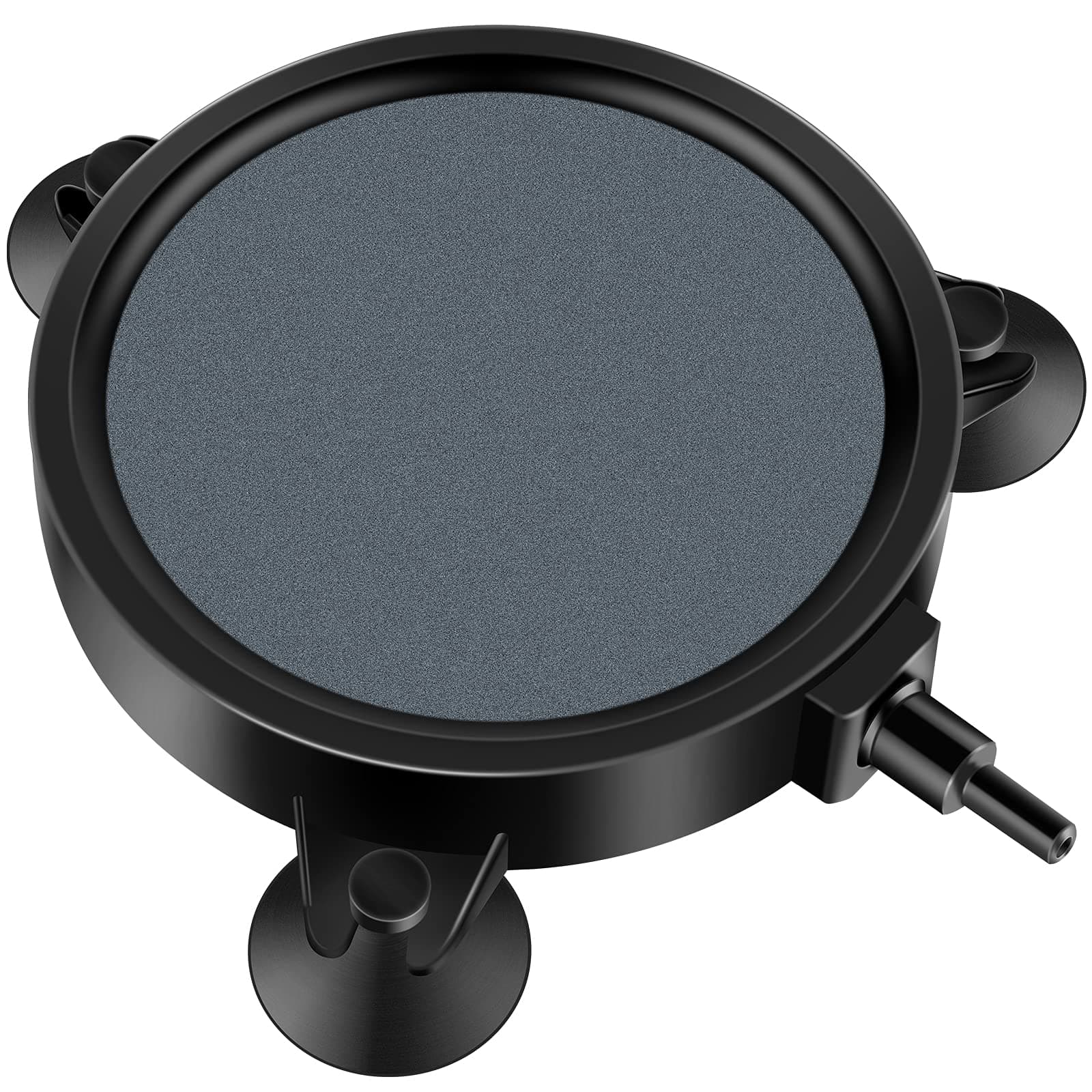Uniclife 5/10CM Air Stone Disc Bubble Diffuser with Suction Cups for Pump Aquarium Fish Tank