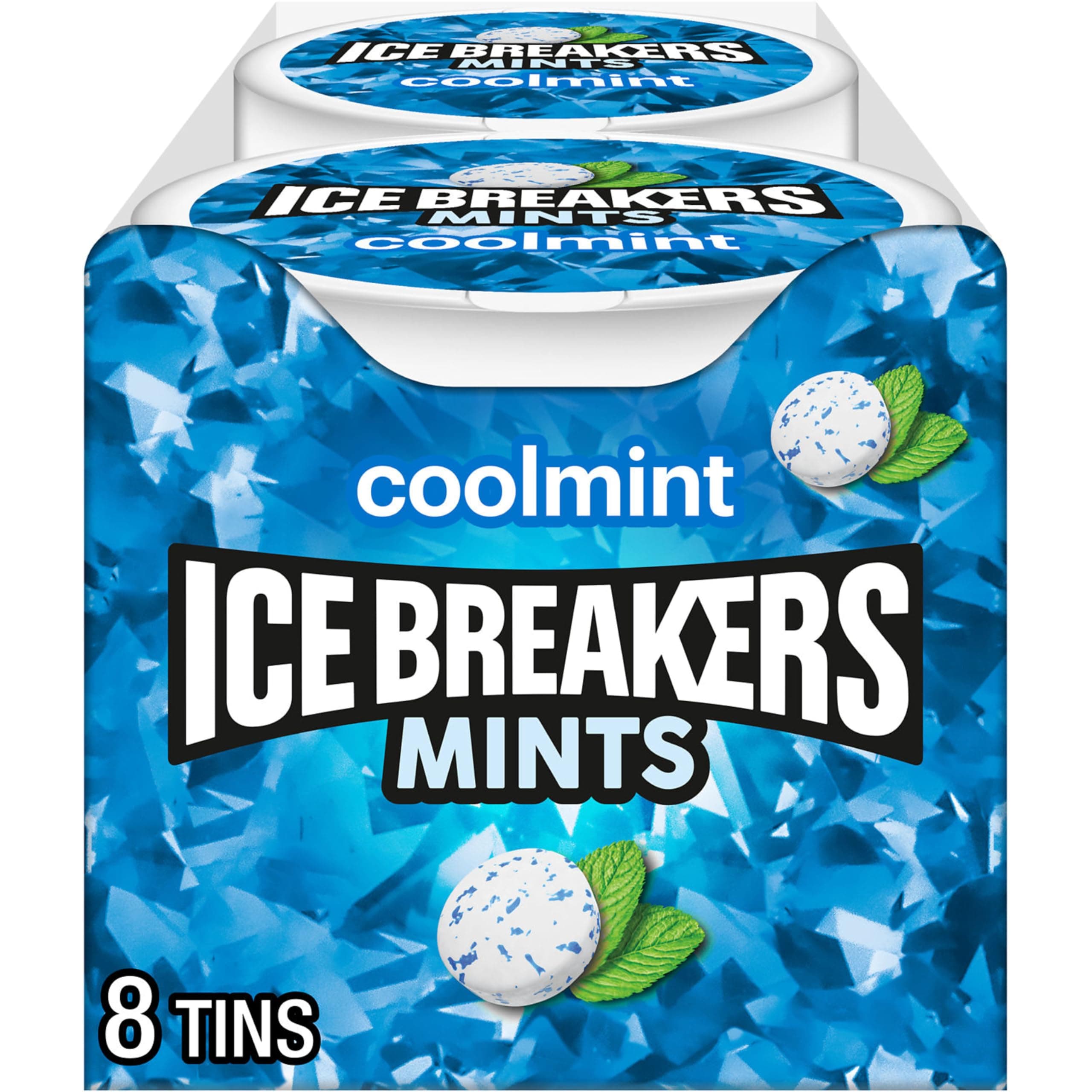 Coolmint Sugar Free Mints Tins, 1.5 oz (8 Count)