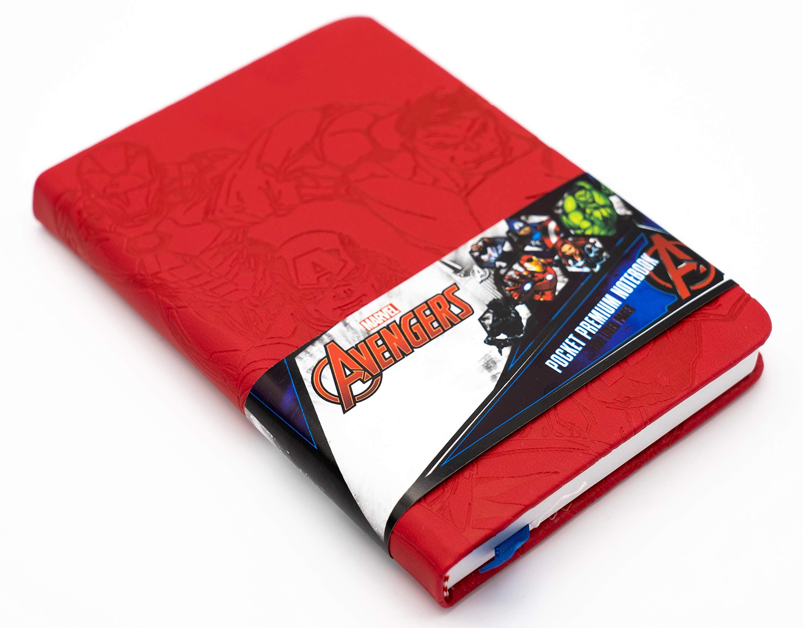 Marvel Avengers Character A6 Pocket Premium Notebook - Soft Touch Leather Effect