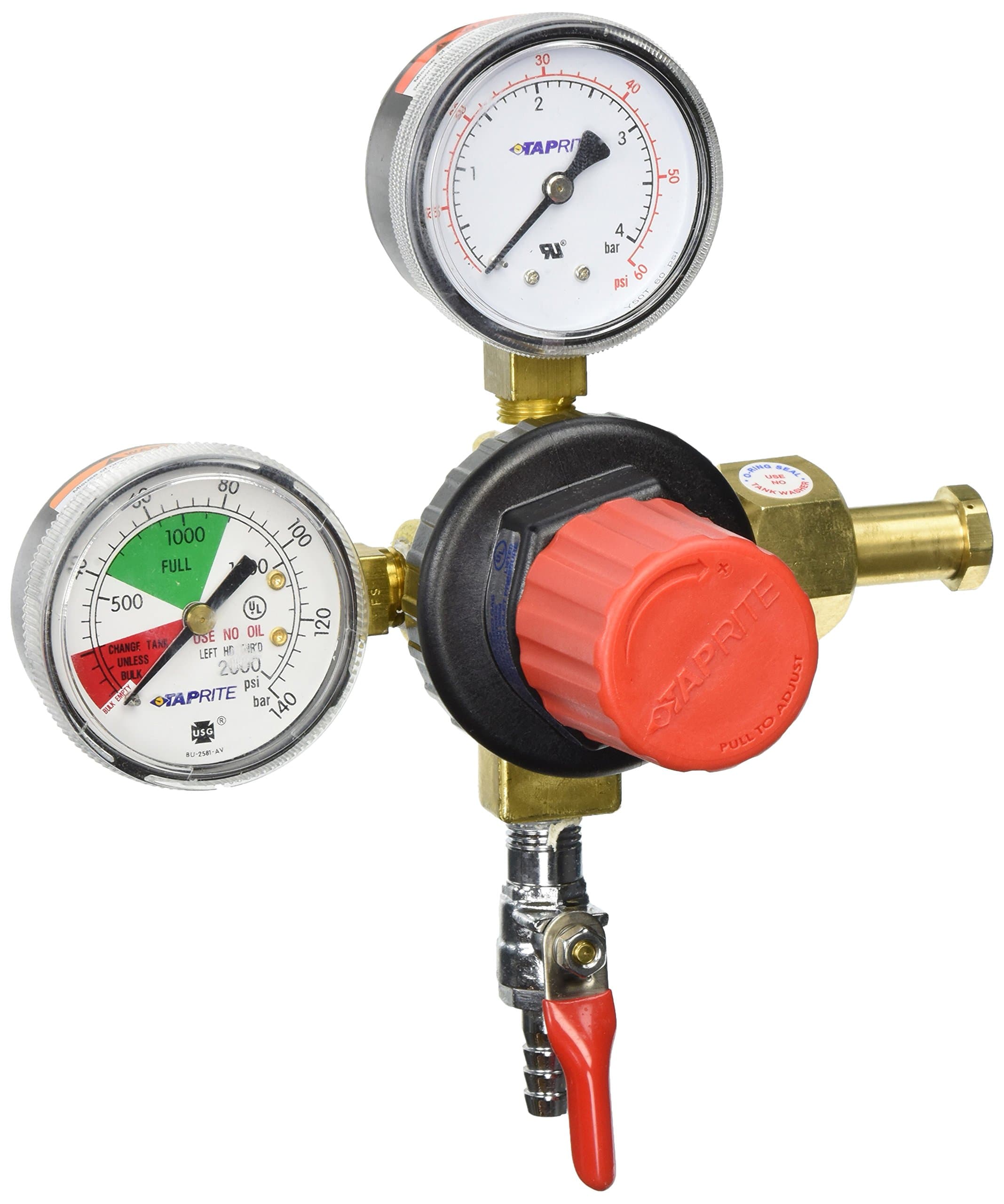 T-742 Double Gauge Co2 Kegerator Regulator