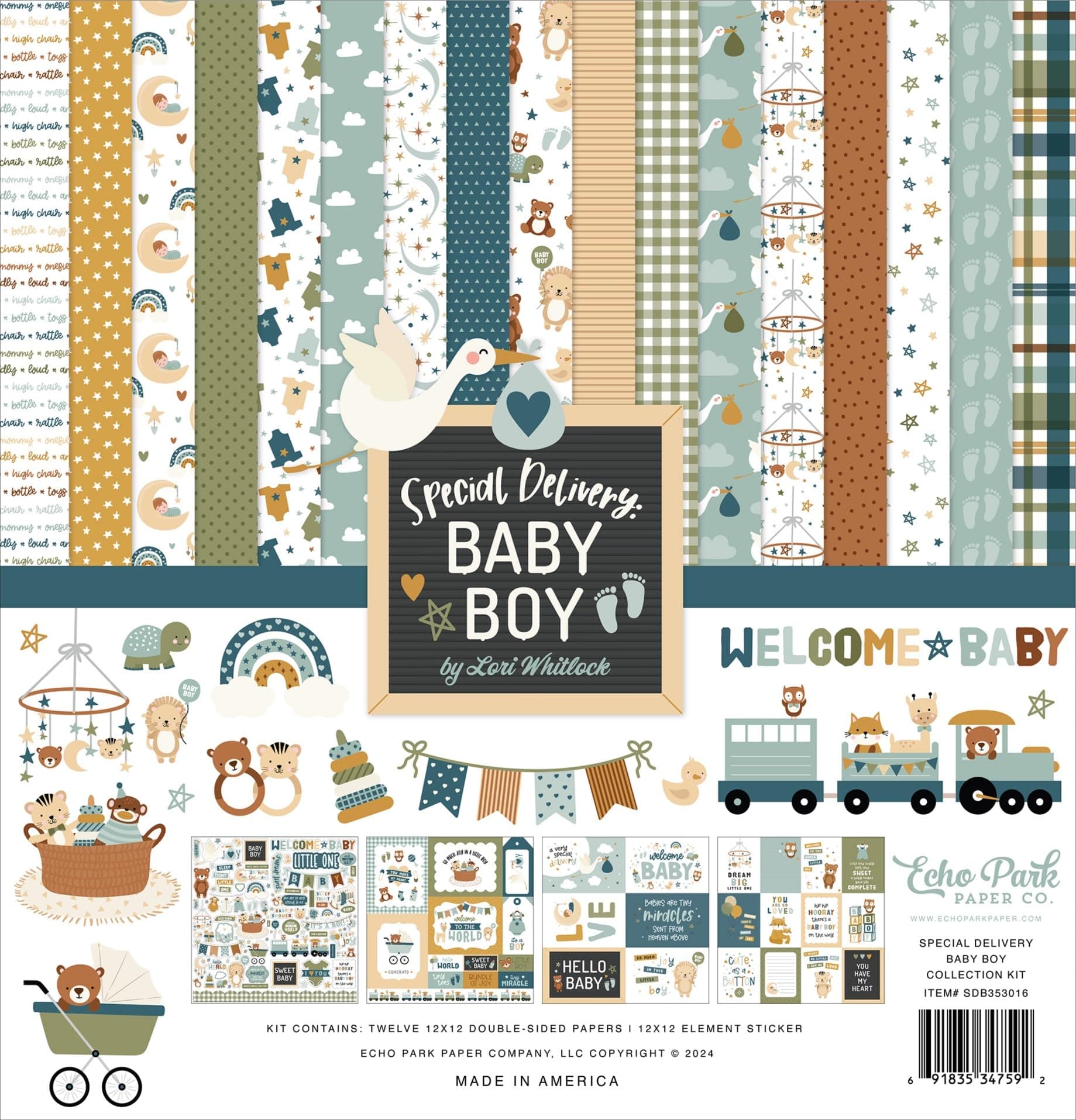 Special Delivery Baby Boy Collection Kit