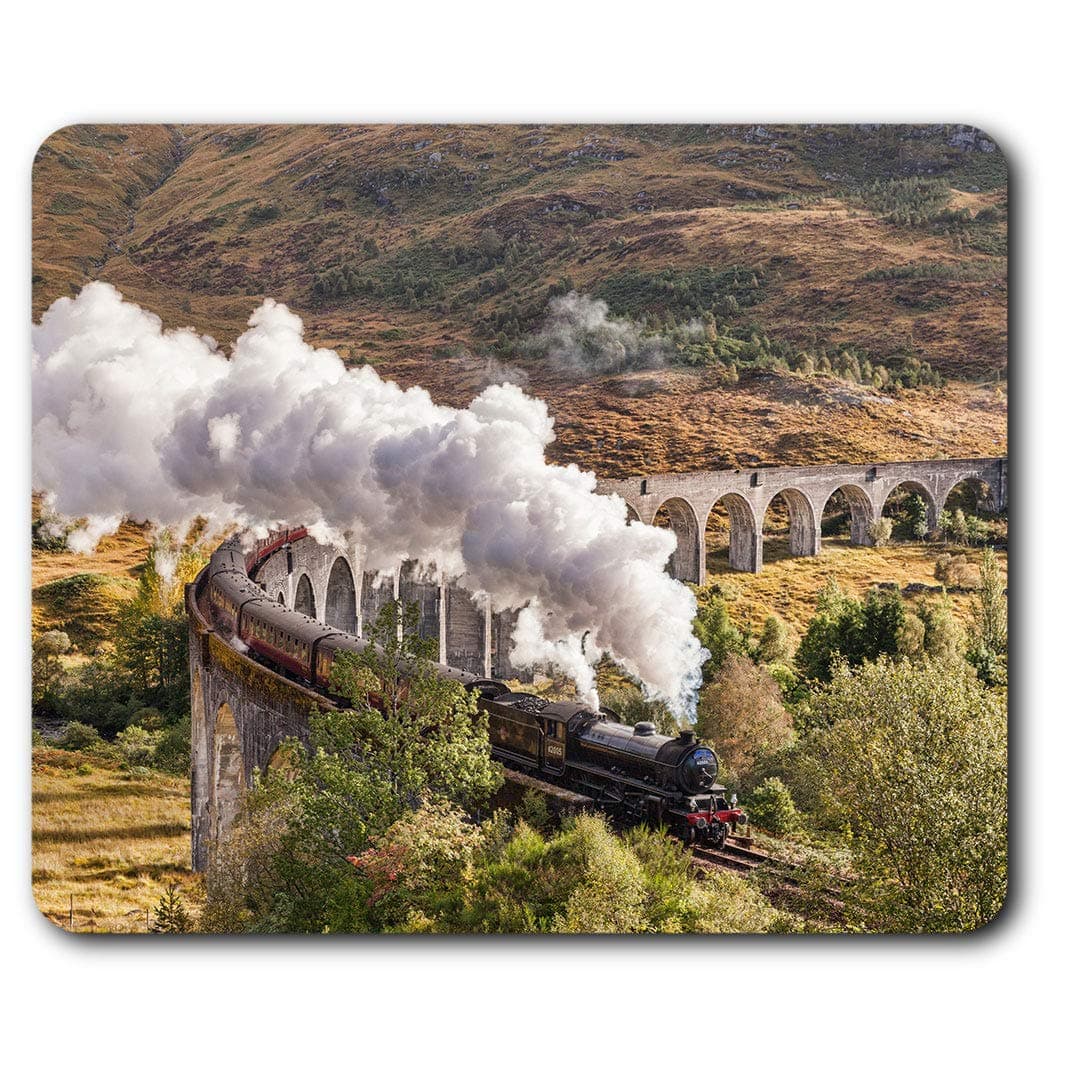 Jacobite Steam Train Glenfinnan Viaduct Mouse Mat Pad Computer PC Laptop Gaming Office Home Desk Accessory Gadget 16235