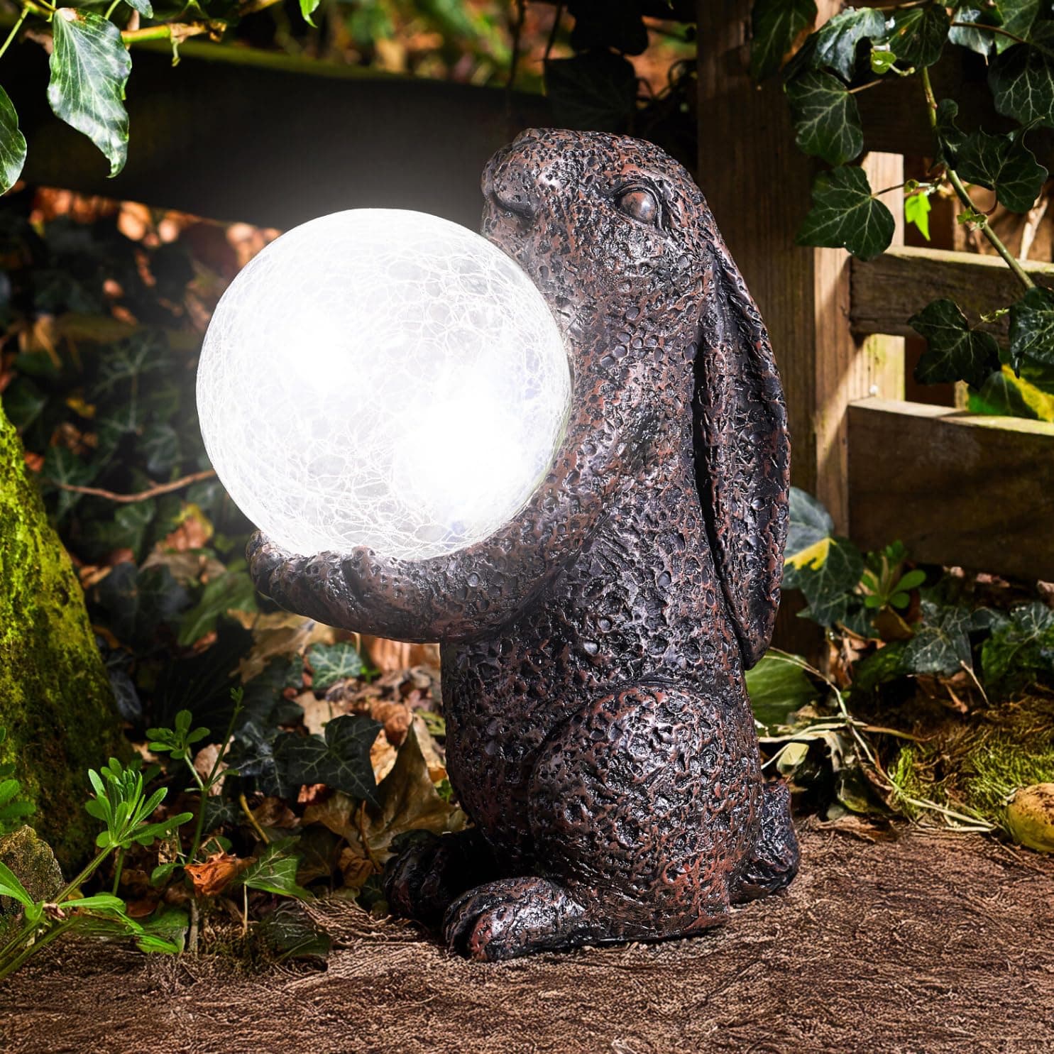 Magic Garden Rabbit with Crystal Ball