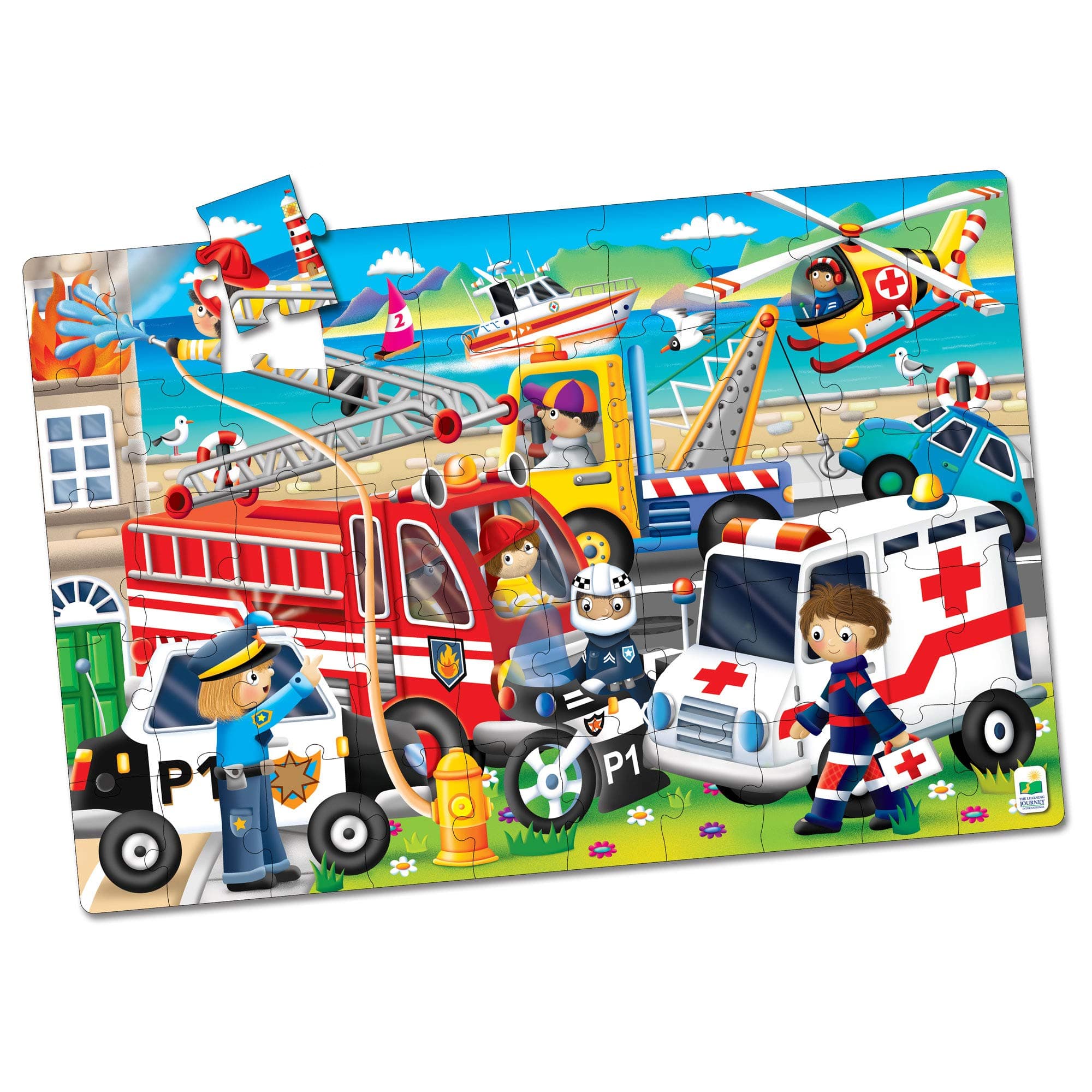 The Learning Journey: Jumbo Floor Puzzle, Multicolor