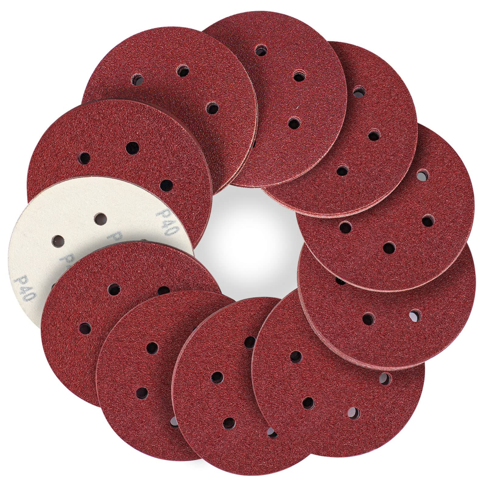 150mm 6 Hole Disc Sandpaper
