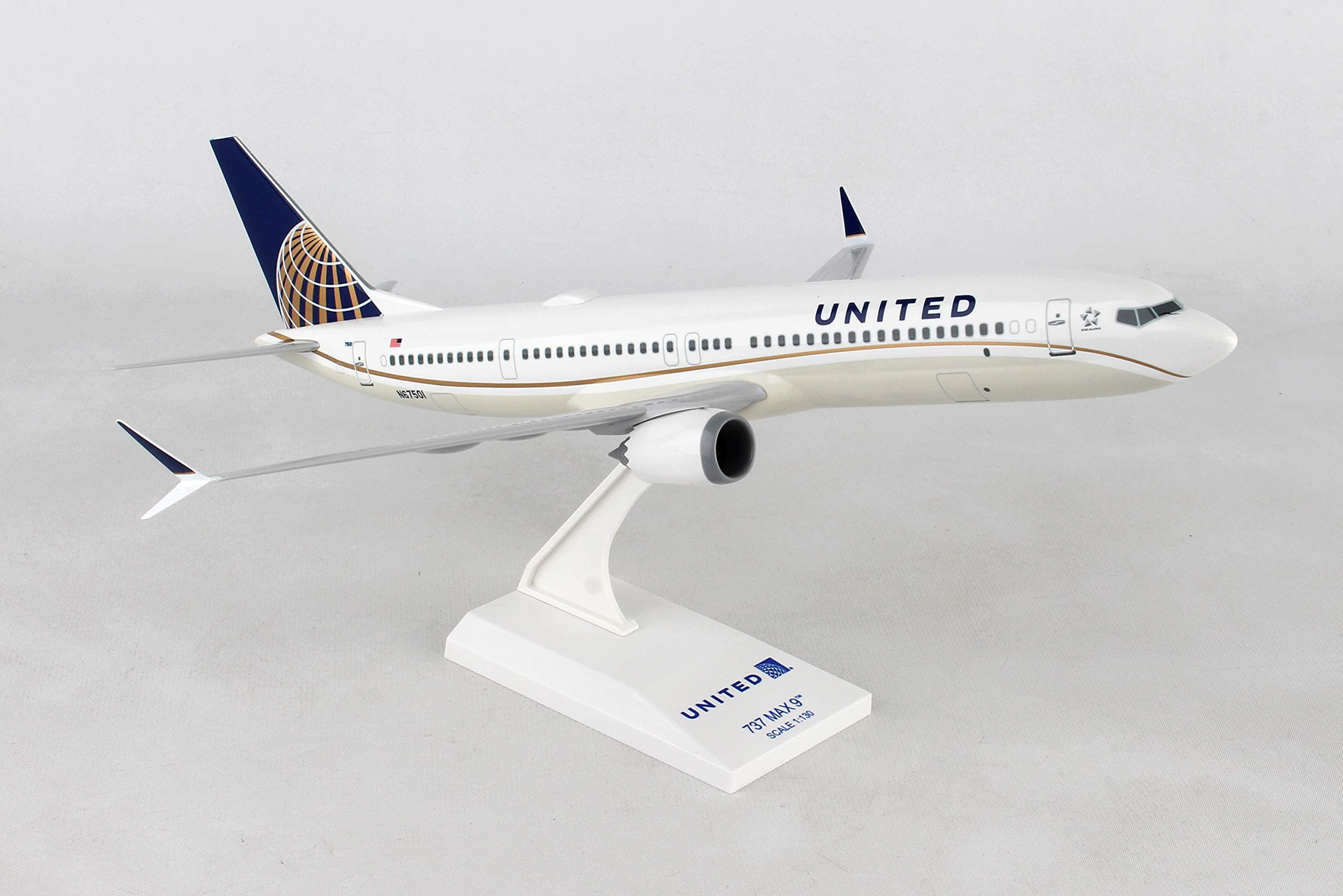Daron Skymarks United 737MAX9 1/130