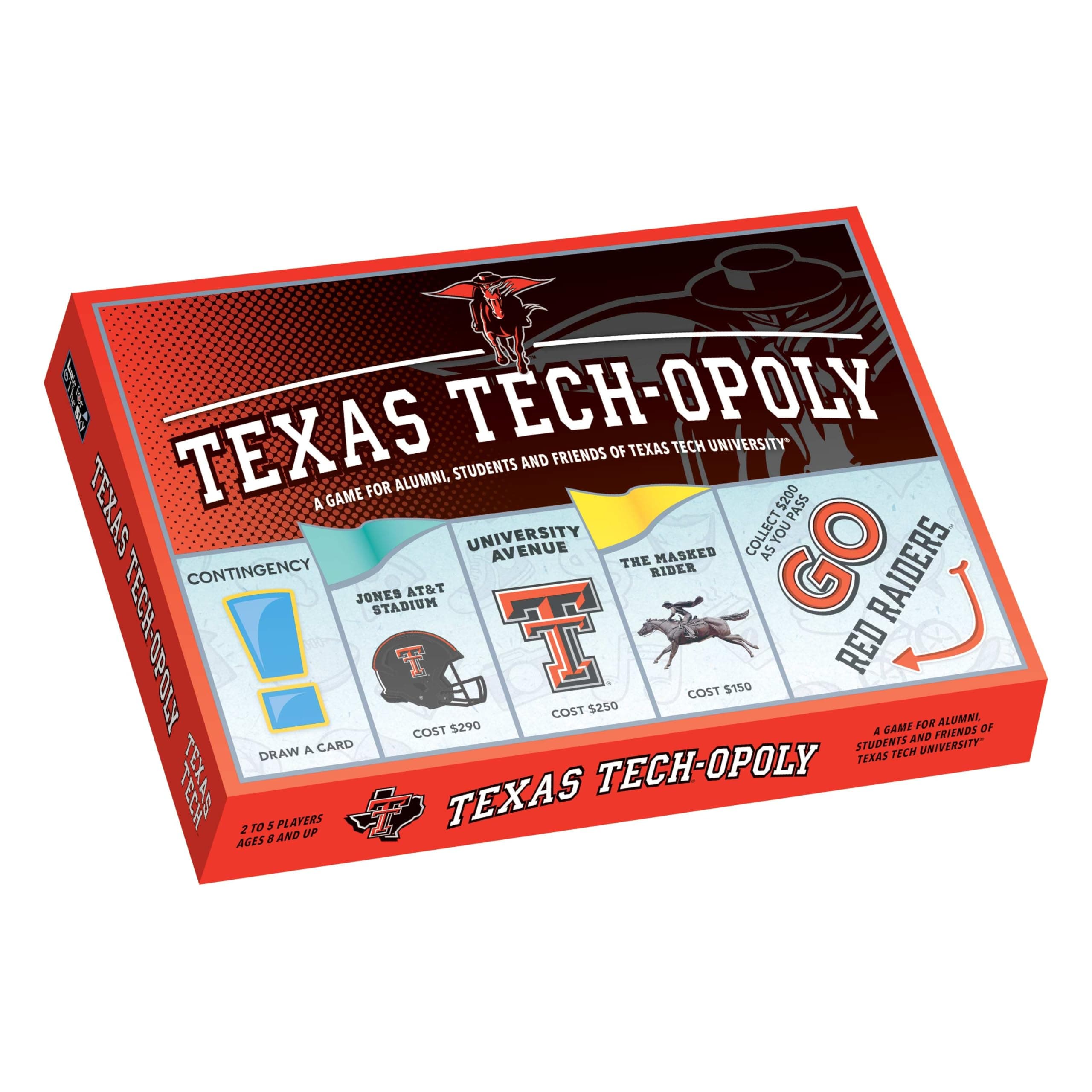 Late for the Sky Texas Tech-Opoly Board Game