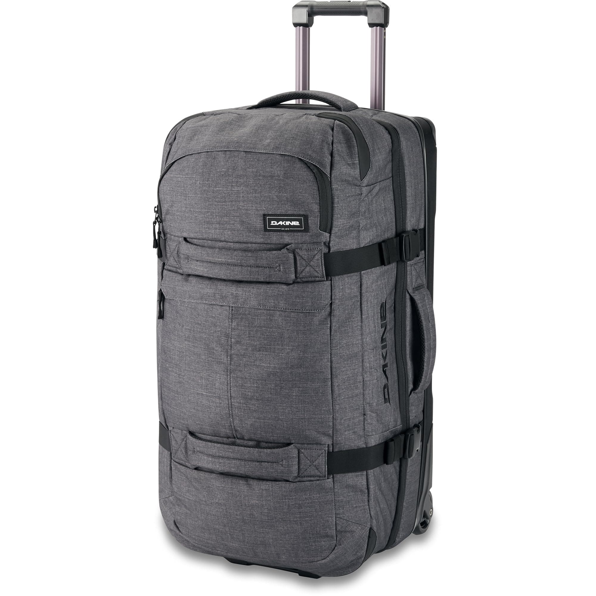 Dakine Split Roller 85L Duffle Bag - Pink, Blue, Black - Extra Small - 85L - Water Resistant - Convertible Strap - Polyester Cover