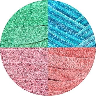 Sour Every Flavor Mixed Gummy Belts Candy 1 Pound (Assorted)