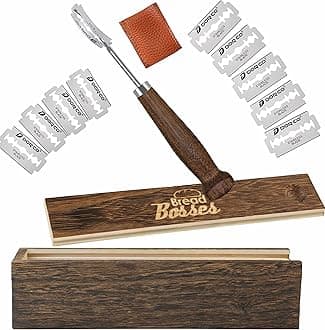 Bread Bakers Lame Slashing Tool - Dough Making Slasher Tools Baking Sourdough Bread Starter Jar Scoring Knife Razor Cutter Slashing Tool Accessories for Cutting Supplies -Great As A Gift
