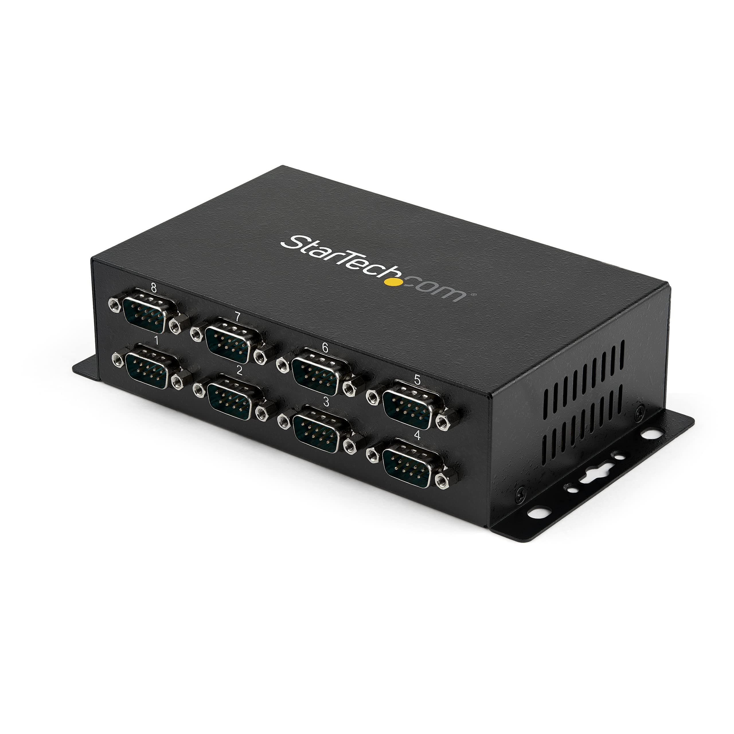 StarTech.com 8 Port USB auf Seriell RS-232 Adapter Hub - DIN-Schienen und Wandmontage fähig - USB zu RS232 DB9 Konverter