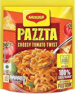 PAZZTA Instant Pasta - Cheesy Tomato Twist,Vegetarian,68.5 G