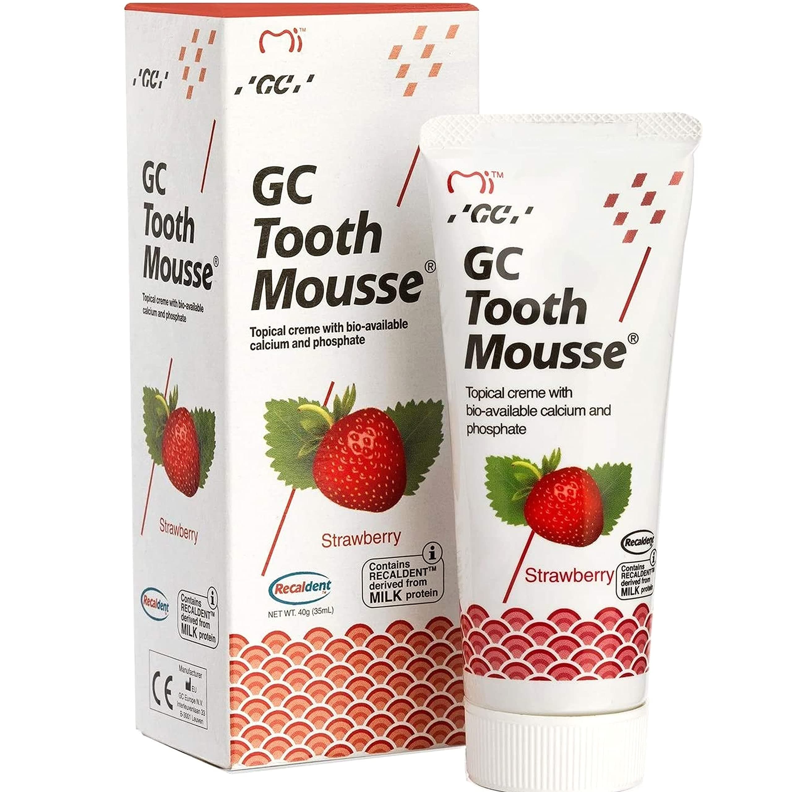 Recaldent GC Tooth Mousse, Strawberry