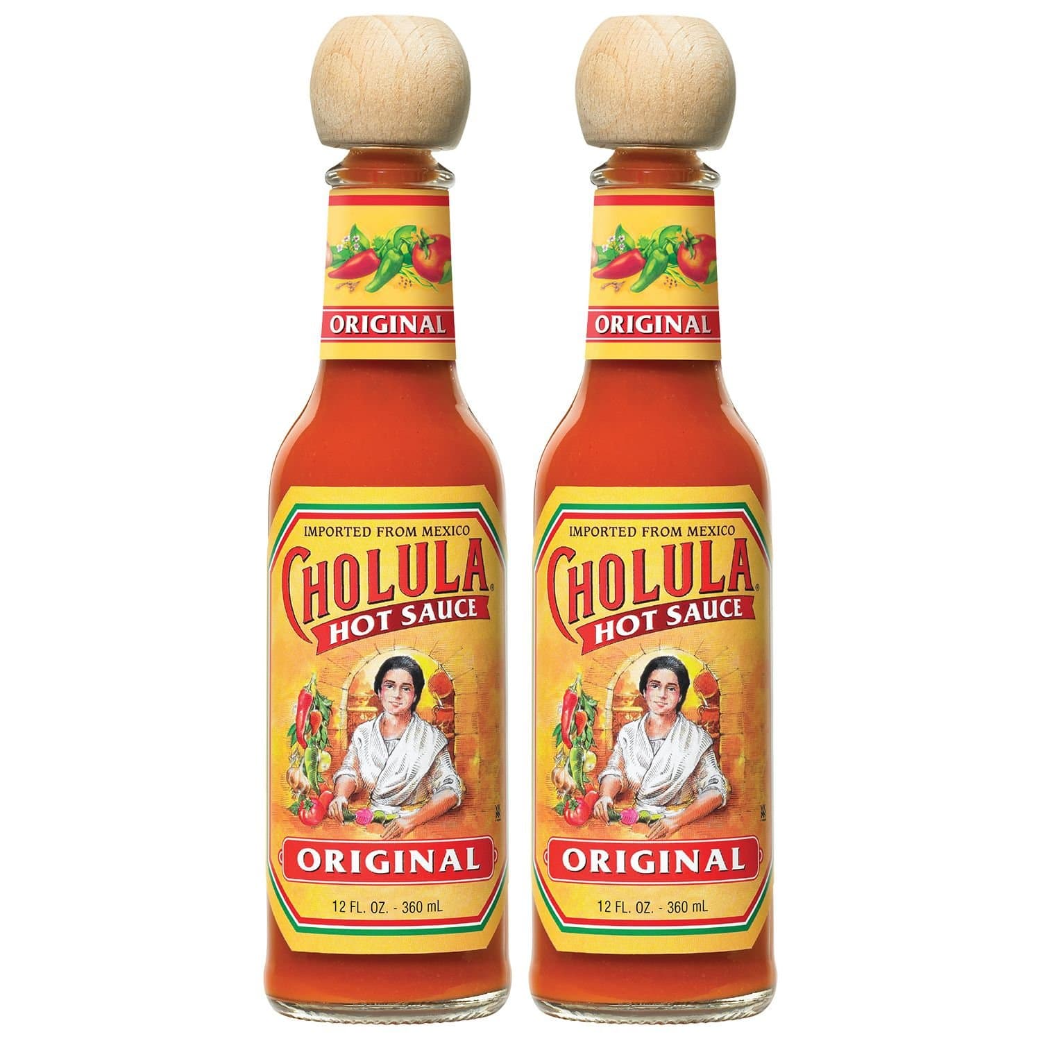 CholulaHot Sauce (12 Ounce bottles, 2 Pack) (2 Pack)