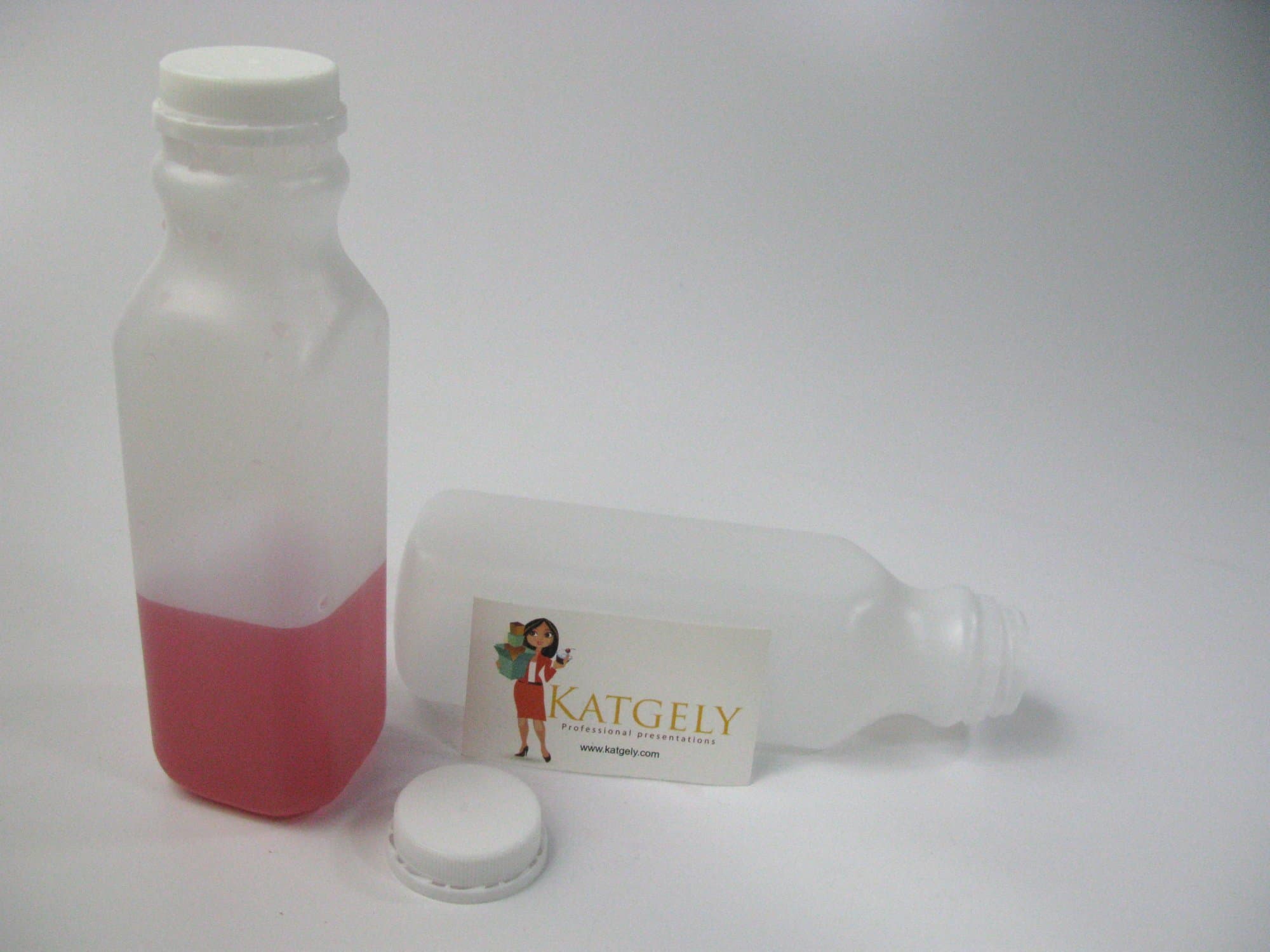 16 oz Plastic Juice Bottle with Tamper Evident Lid, Case of 92 Bottles & Lids