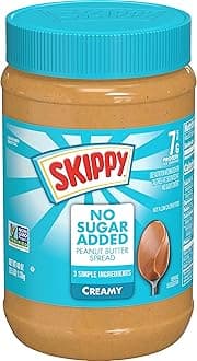 Creamy Peanut Butter Spread, No Sugar Added Peanut Butter, 7 g Protein Per Serving, 40 Oz Jar