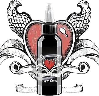 BAODELI Black Tattoo Ink for Human Skin - and Vegan-Friendly Tattoo Ink for Professional Body Arts, Bottle (30ML)
