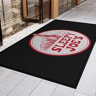 Custom Door Mat Personalized Logo Text Entrance Commercial Floor Mats with Non-Slip Rubber Backing Indoor Outdoor Waterproof Mat 2' x 6'