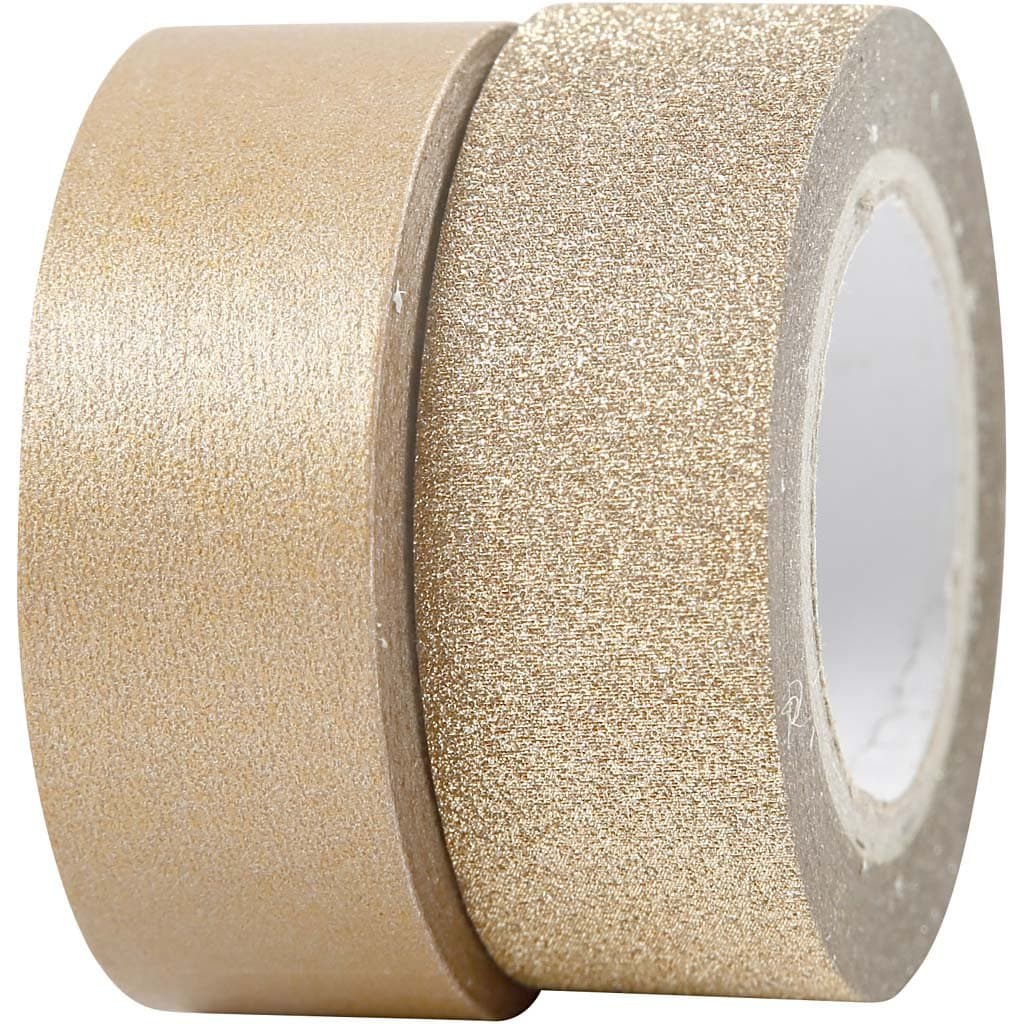 Design Tape, W: 15 mm, Copper, Oslo, 2rolls