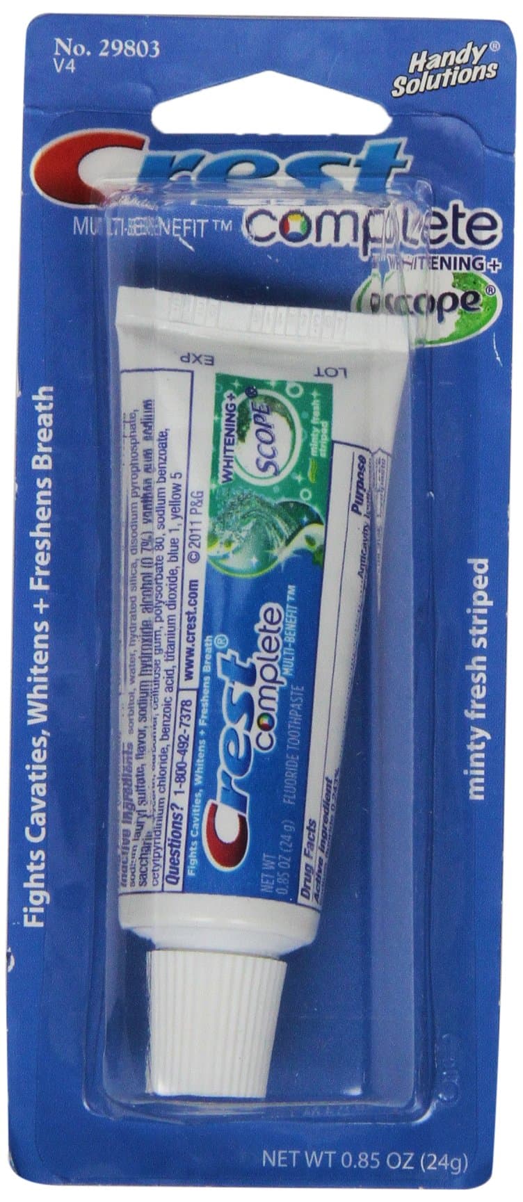 Handy Solutions Crest Whitening W/scope, 0.85oz Packages (Pack of 12)