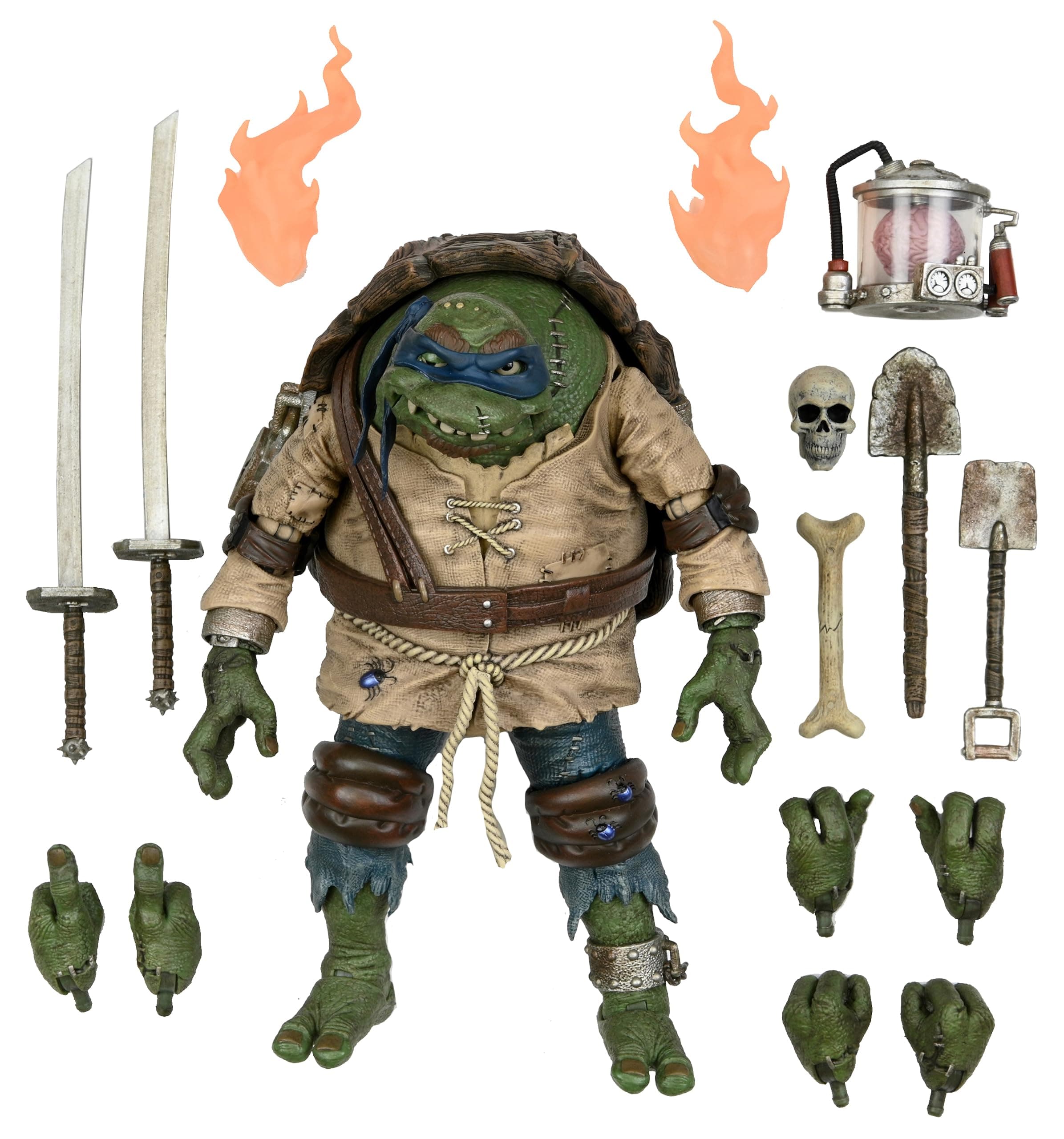 Universal Monsters TMNT 7" Scale Action Figure - Ultimate Leonardo Hunchback