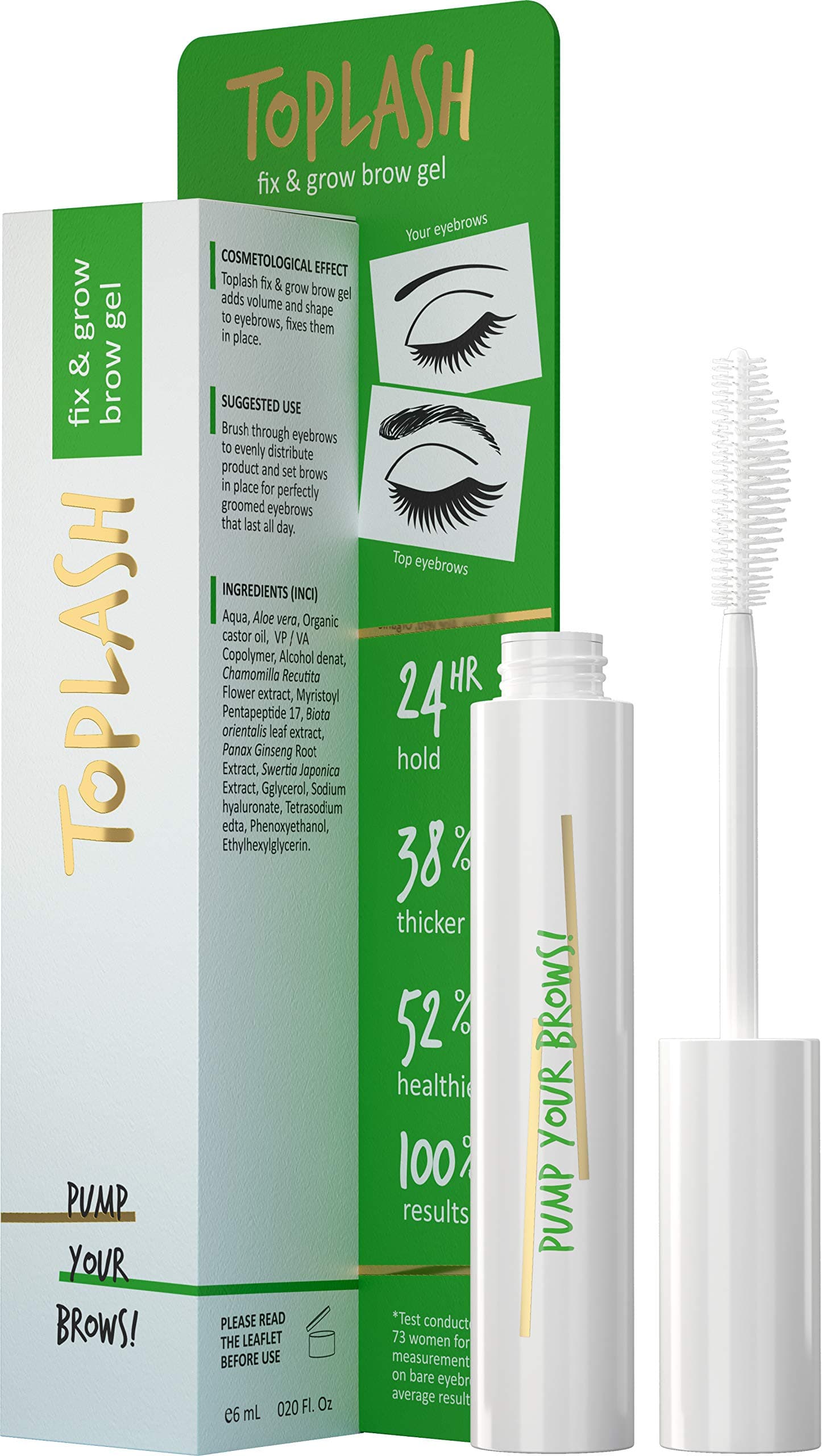 Toplash fix & grow brow gel