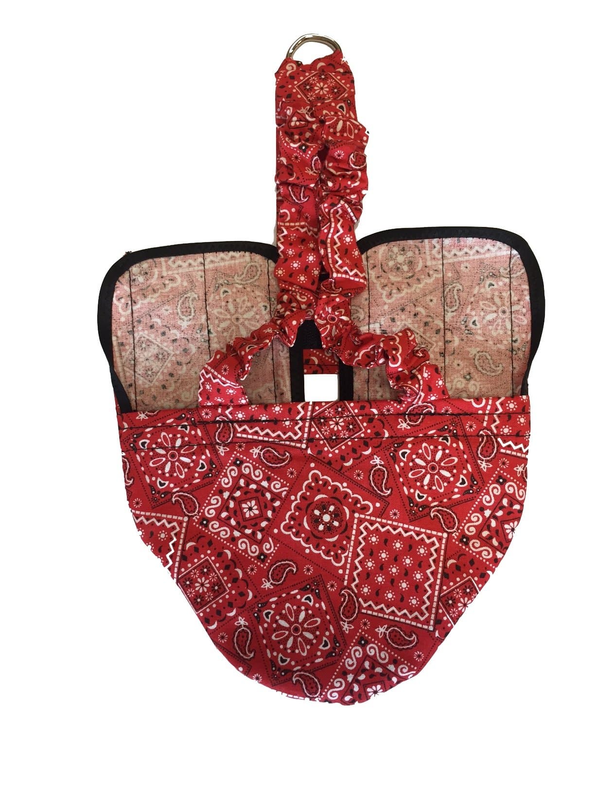 Hen Holster Wrap Style Bird Diaper, Large, Red