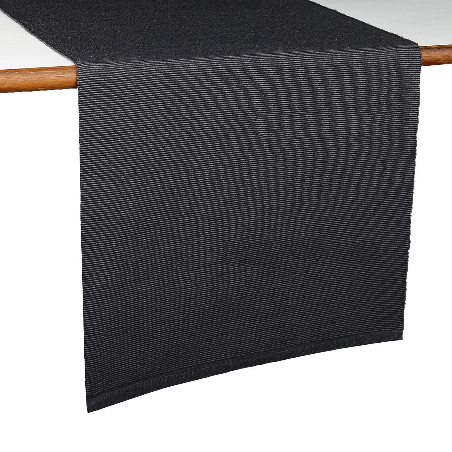 Sponsored Ad – RAJRANG Table Runner 33x183 cm, Lightweight Ribbed Polycotton for Dining Tables, Holiday Home, Wedding Party, Birthday, Table Decor, Table Cover Runner - Charcoal Grey