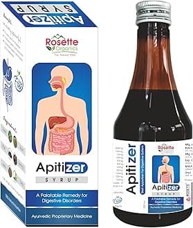 Apitizer Syrup for Acidity, Gas, Constipation | Ayurvedic Tonic to Boost Digestion | Syrup for Immunity Stomach Pain & Indigestion - 200ml