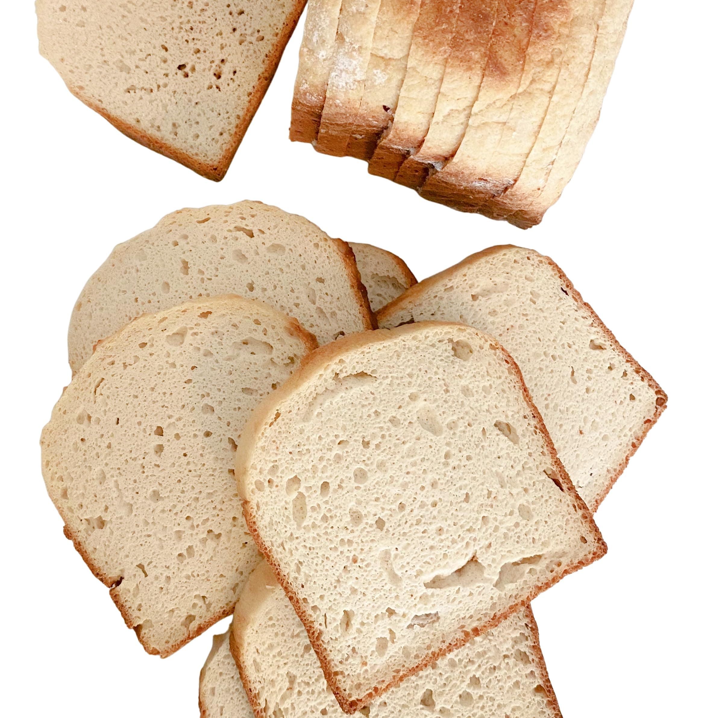 Grain Free Planet's 100% Grain Free, Thin Sliced, Sourdough Bread | Clean Keto, Lectin Free, Gluten Free, Soy Free, Yeast Free | 0g Added Sugars, 3g Net Carbs, and 5g Protein per Slice | 6 Loaves per Pack