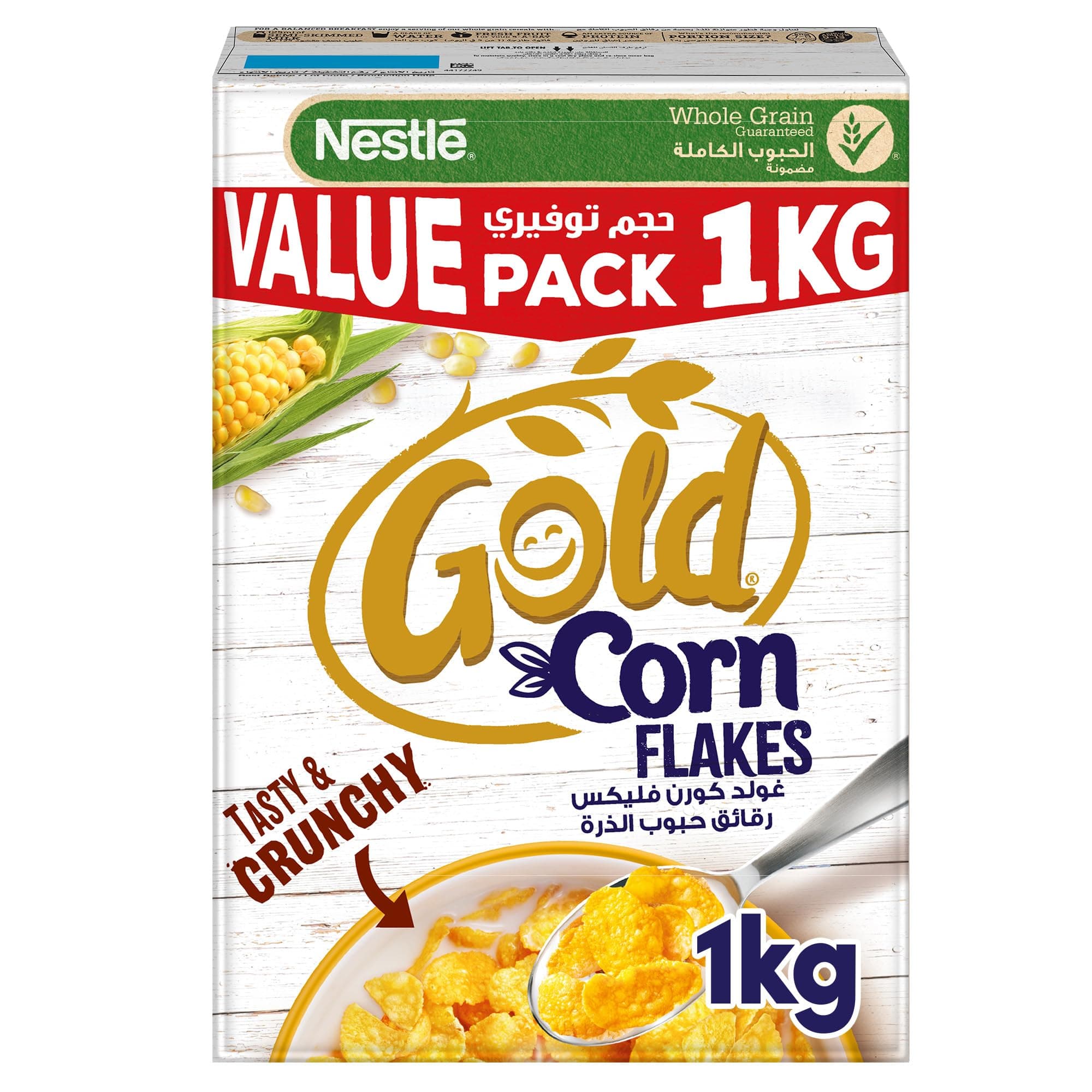 Gold Cornflakes Cereal 1kg, White