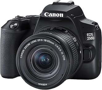 EOS 250D + Canon EF-s 18-55mm f/4-5.6 IS STM Lens - Black