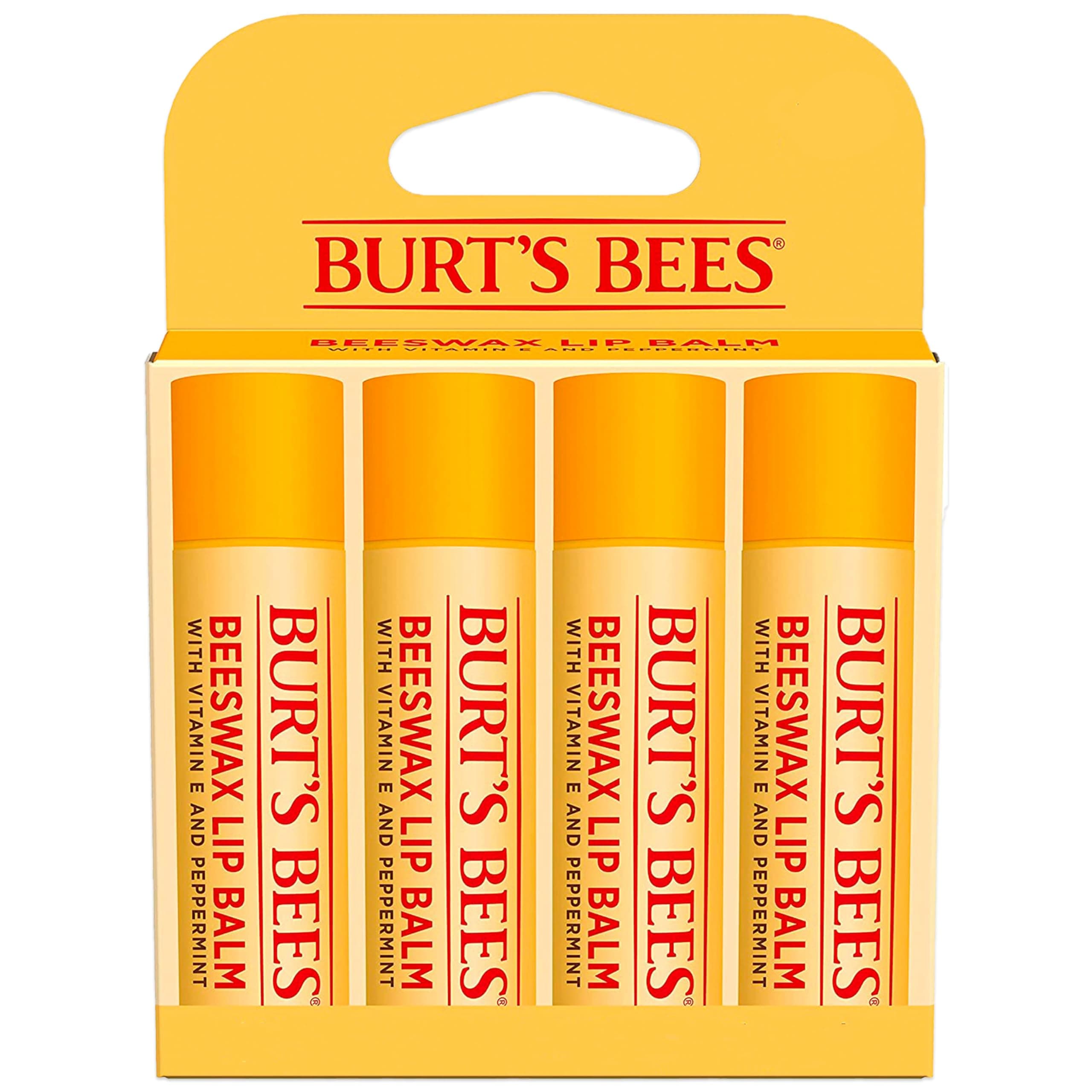 Burt's Bees 100% Natural Moisturizing Lip Balm (Original Beeswax)