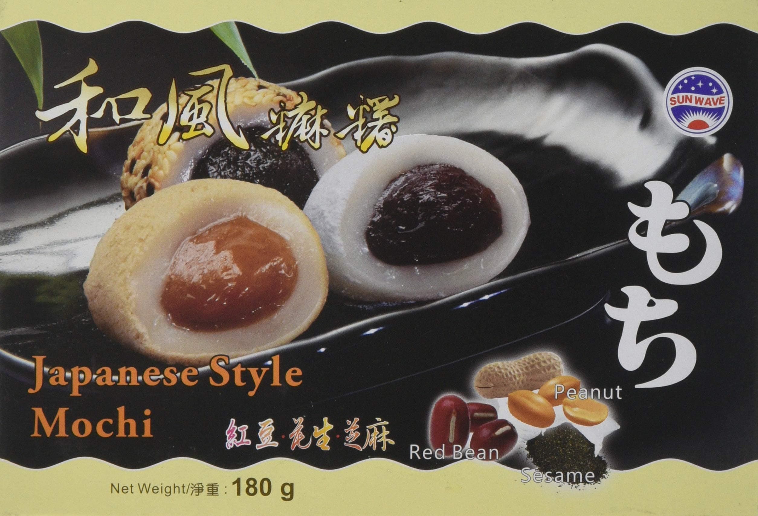 Sunwave Japanese Style Assorted Mochi, 180 g