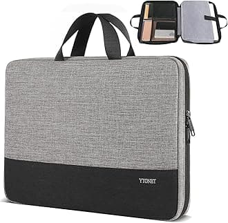 Ytonet Laptop Case Laptop Sleeve Case 13 13.3 Inch, TSA Slim Computer Cover with Handle, Water Resistant Business Travel Carrying Cover Compatible with MacBook Air MacBook Pro HP Dell Notebooks, Grey